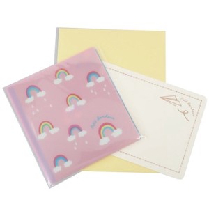 【カード】Petit Bonheur 抗菌マスクケース付きカード Rainbow