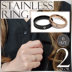 Stainless-Steel-Based Ring Stainless Steel Rings Ladies' Men's Simple