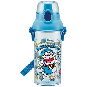 【スケーター】食洗機対応直飲みプラ製ワンタッチクリアボトル 【I'm Doraemon 】 日本製