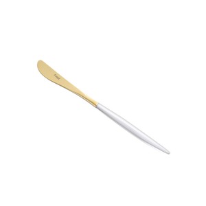 クチポール（Cutipol）　NAUホワイト/ゴールド　NAWGB06　デザートナイフ