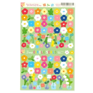 Stickers Flower 3-way Made in Japan