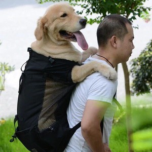 大型犬リュック 調節可能なビッグ犬の旅行用バッグ5#ZJEA346