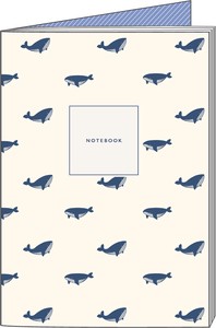DOUBLE-FACED NOTEBOOK A5 Whale