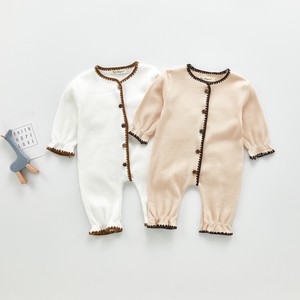 Baby Dress/Romper Long Sleeves Rompers Kids Simple