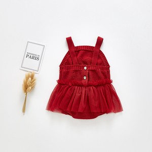 Baby Dress/Romper Tulle Knitted Rompers Kids