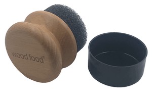 woodfood® 家具用ワックス 丸型抗菌スポンジ アプリケーター