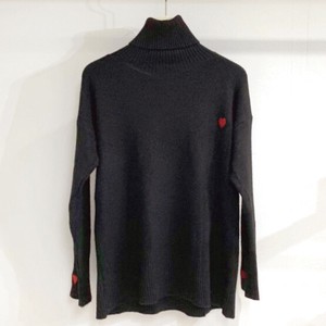 Sweater/Knitwear black Knit Tops