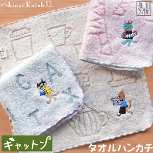 Towel Handkerchief Cat