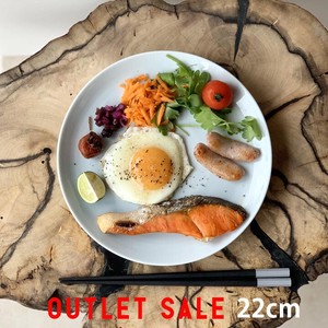 アウトレット パスタ皿 カレー サラダ ワンプレート 青磁 和食器 22cm 日本製 美濃焼