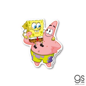 スポンジ・ボブ ボブ&パトリック キャラクターステッカー アメリカ アニメ SpongeBob SPO006 公式