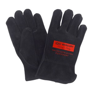 Rubber/Poly Gloves black Mercury