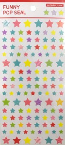WORLD CRAFT DECOLE Planner Stickers Sticker Star Stationery