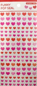 WORLD CRAFT Planner Stickers Heart Sticker Stationery