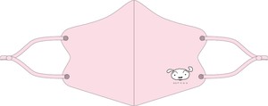【ティーズ】クレヨンしんちゃんポリウレタンマスク　子供用　シロ／ピンク