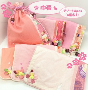 Pouch Series Pink Drawstring Bag Sakura Spring