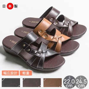 【即納】スリッパ サンダル コンフォート ローヒール  日本製 / 靴 レディースシューズ 婦人靴