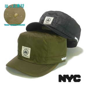 【年間品】NYCライセンスワッペンナイロンワークキャップ　ヤング帽子
