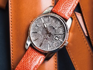 Damascus Watch SAMURAI 腕時計 ベルトカラーオレンジ