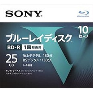 ソニー SONY 25GB 4倍速10枚 10BNR1VLPS4 BD-R BDR