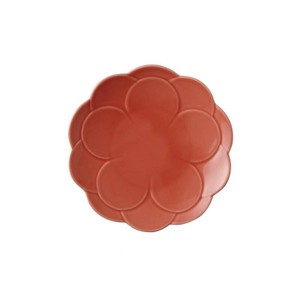小田陶器 コトハナ 17皿 天竺牡丹 赤[日本製/美濃焼/和食器]