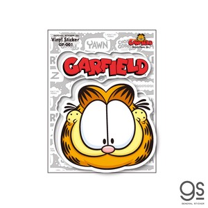ガーフィールド フェイス キャラクターステッカー アメリカ アニメ Garfield 猫 GF001 gs 公式 グッズ