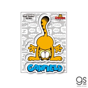 ガーフィールド 逆さま キャラクターステッカー アメリカ アニメ Garfield 猫 GF003 gs 公式 グッズ