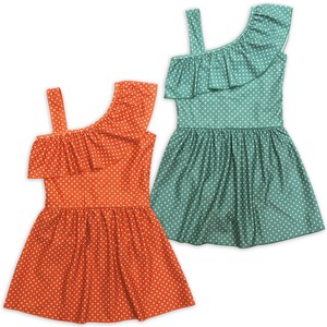 儿童泳装 洋装/连衣裙 110cm ~ 140cm 2颜色