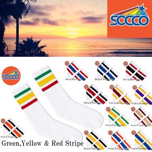Socco Crew White Socks-MULTI 20665