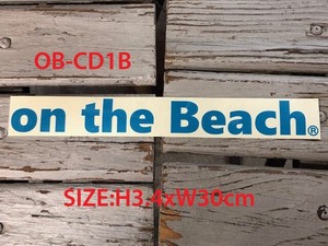 オンザビーチ on the Beach 【 カッティングステッカー 】シール OB-CD1