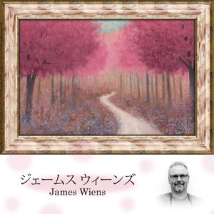 ジェームス ウィーンズ【マジェンタ・紅・森林・フォレスト】カナダ男性作家＜樹脂フレーム＞
