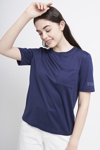 T-shirt Navy Cotton