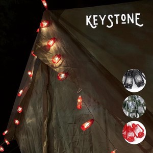 キーストーン【KEY STONE】LEDストリング ランタン 20P アウトドア キャンプ インテリア ランプ