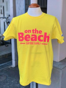 オンザビーチ on the Beach【 Tシャツ /on the Beach / イエロー4色 】フルーツオブザルーム  OTB-T4