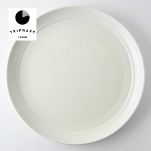 Mino ware Main Plate Trip White glaze Western Tableware Made in Japan