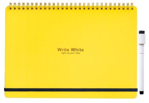 Office Item White Board Yellow