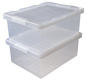 Clothing Storage Clear 2-pcs Made in Japan