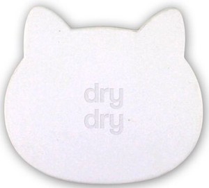 dry dry 珪藻土コースター キャット ホワイト 90015