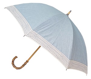 裾切り継ぎ　刺繍　エスクール　刺繍　晴雨兼用傘