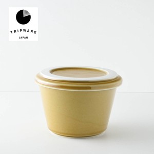 Mino ware Storage Jar/Bag Trip Caramel Straight Western Tableware Made in Japan