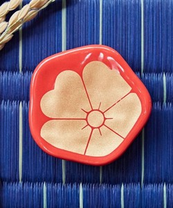 【日本製】【カヤ】美濃焼 家紋ノ和食器 桜箸置き ○3D展 食器