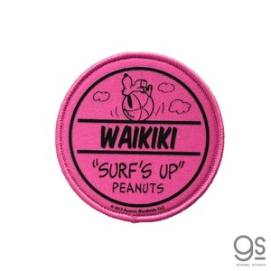スヌーピー サーフボードステッカー waikiki キャラクター PEANUTS 防水 アウトドア SNP19043