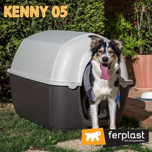 ペット用 屋外 プラスチックハウス ケニー 05  中型犬 大型犬