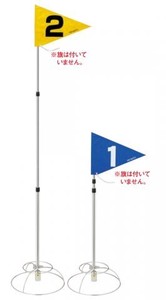 NICHIYO　ニチヨー　ホールポスト(スチール製）G106-8・G1042-8　グラウンド・ゴルフ用ホールポスト