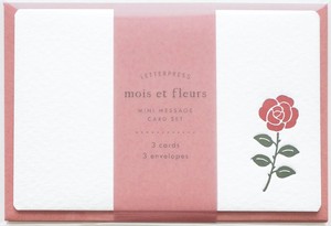 Greeting Card Fleur Rose Message Card