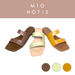 MIO NOTIS/ミオノティス カットデザインフラットサンダル　レディース　トレンド　オシャレ　人気