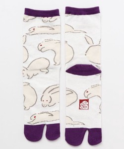 Crew Socks Rabbit 23 ~ 25cm Made in Japan