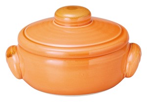 Mino ware Main Plate M Orange Made in Japan