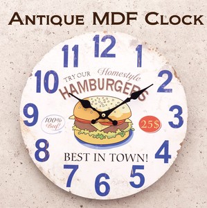 Wall Clock Antique Burgers M