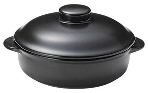 Mino ware Main Plate black Made in Japan