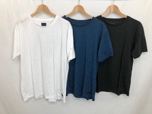 【2020春夏商品】リンクスジャガードランダムバー柄半袖Tシャツ